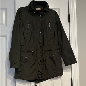 Michael Kors Dark Green Utility Jacket